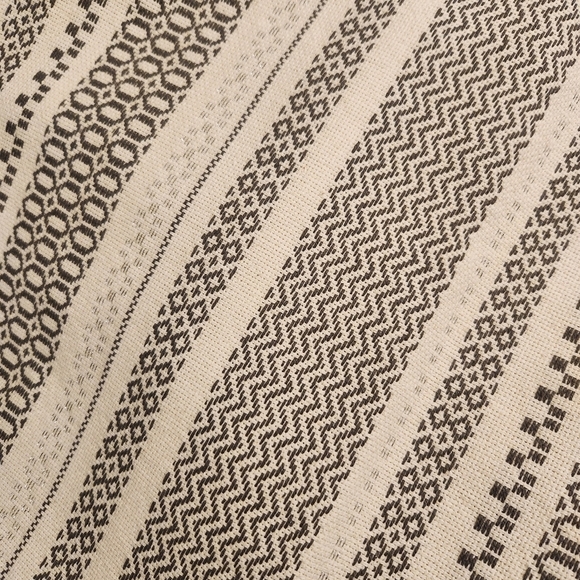 Threshold Gray and Off White Placemat With Silver Design - Picture 6 of 6